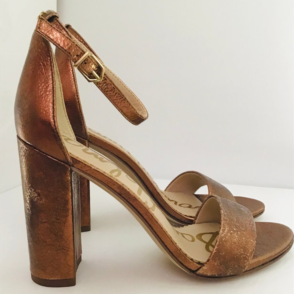 💙 Sam Edelman Leather Heel Sandal - Picture 7 of 13